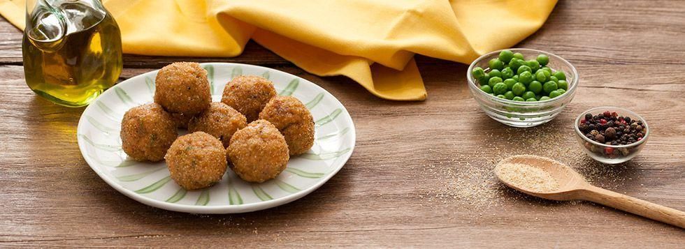 Polpette di piselli