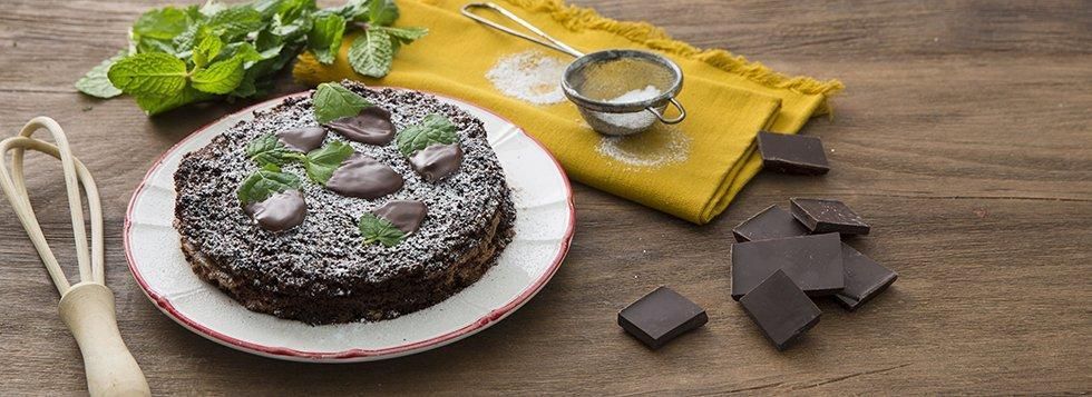 Torta al cioccolato fondente