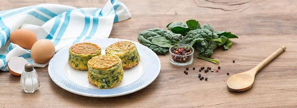 Flan di spinaci