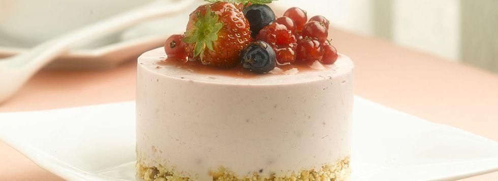 Mignon di cheesecake ai frutti di bosco