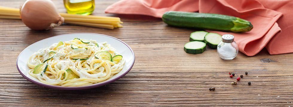Pasta con zucchine e gorgonzola 
