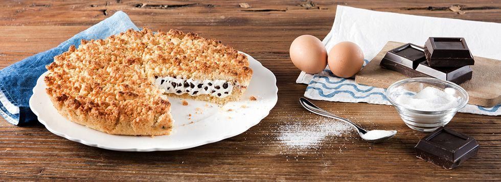 Sbriciolata Crema Dolce alla Ricotta e Cioccolato