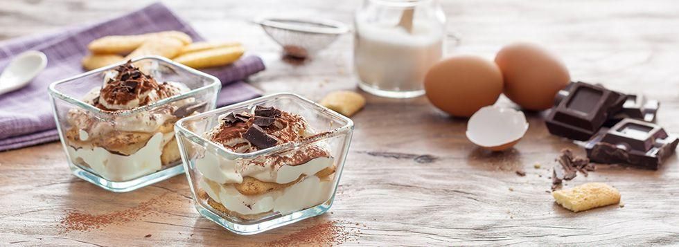 Tiramisù con biscotti tipo pavesini