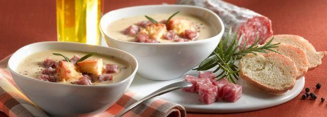 Zuppa di ceci con Galbanetto e crostini