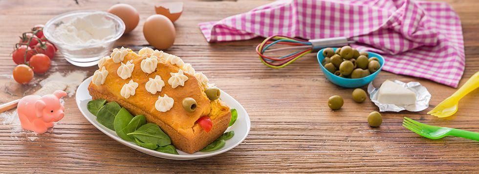 Plumcake salato con Formaggino