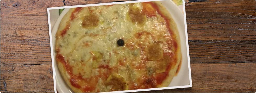 Pizza integrale Gorgonzola D.O.P. e fichi