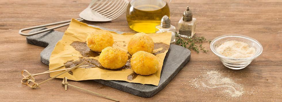 Arancini al salmone