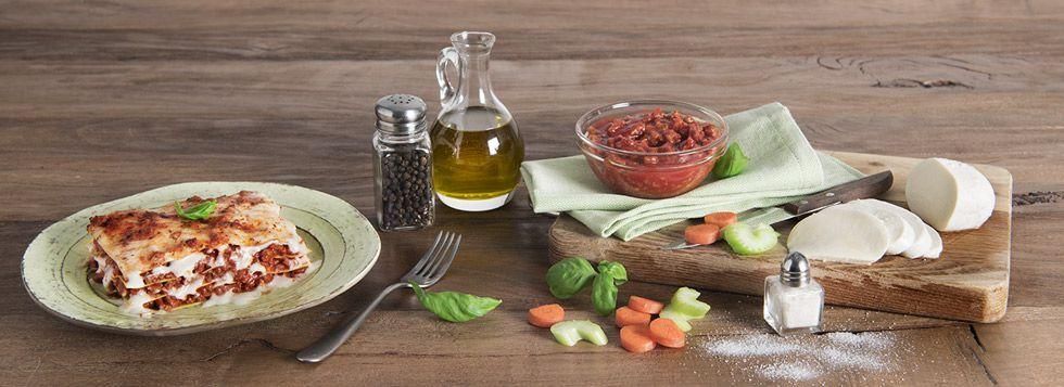 Lasagne senza glutine e lattosio