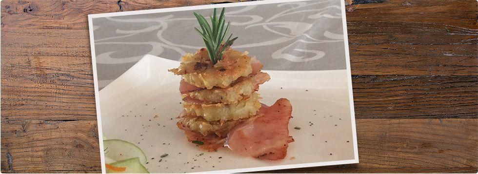 Piccoli rosti con misticanza di finocchio e mela Granny Smith