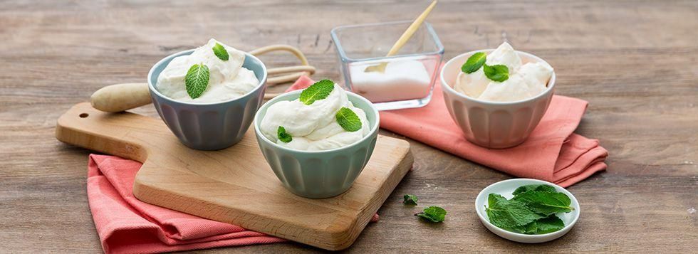 Bavarese alle pesche