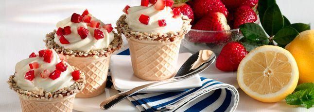 Bicchierini con crema al mascarpone