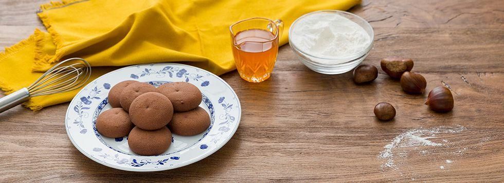 Biscotti con farina di castagne