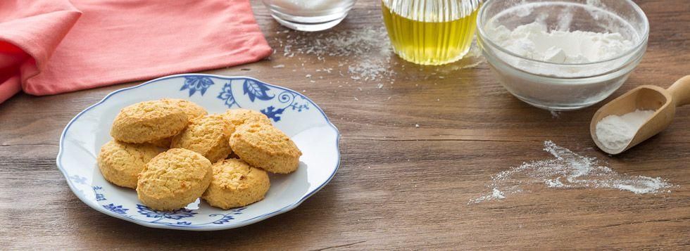 Biscotti al cocco senza burro