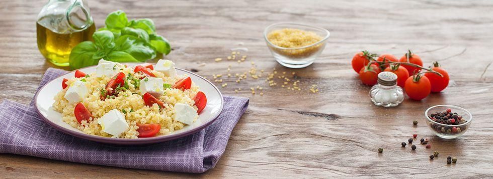 Bulgur allo Zafferano e Pomodorini