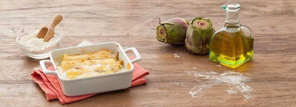 Cannelloni ai carciofi