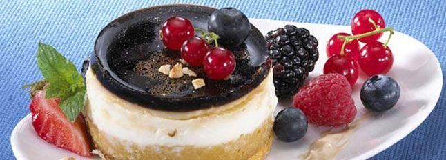 Cheesecake con crema alla nocciola