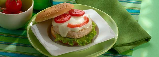 Cheeseburger di pollo Stracremoso