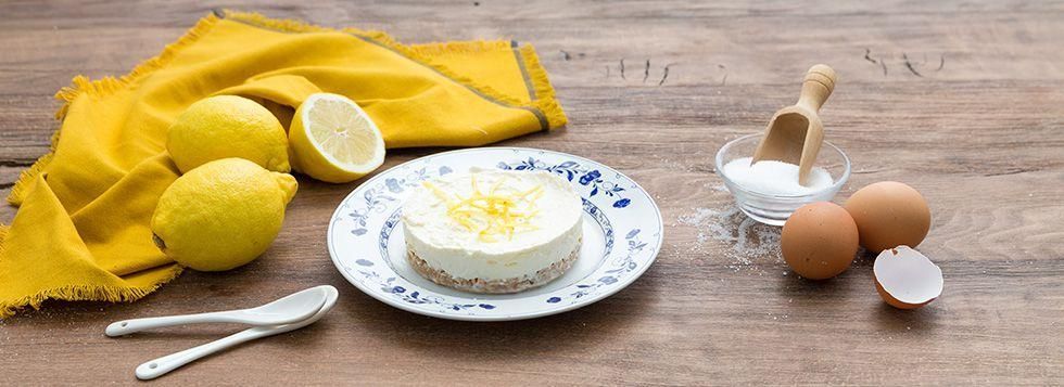 Cheesecake lemon curd