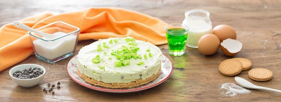 Cheesecake menta e cioccolato 