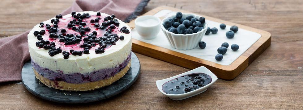Cheesecake bicolore