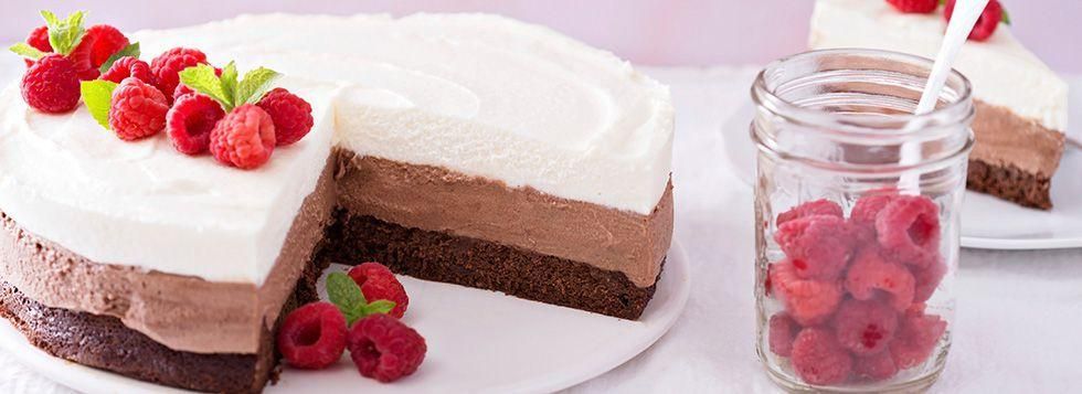 Cheesecake al triplo cioccolato  