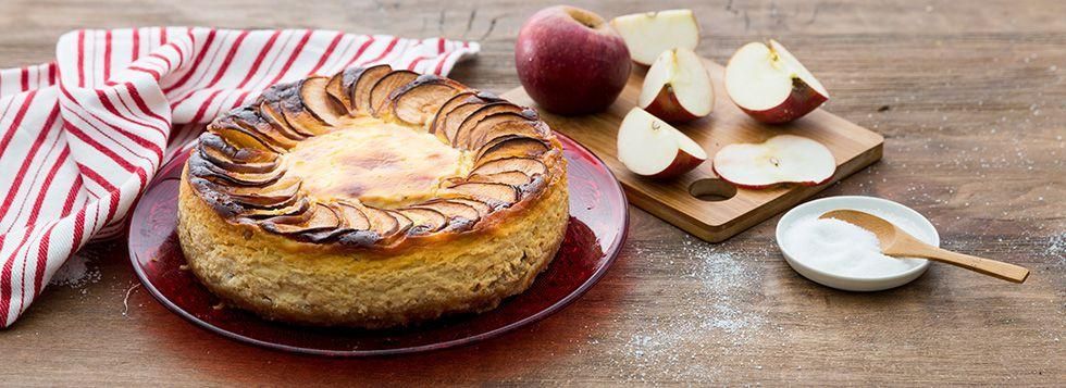 Cheesecake alle mele
