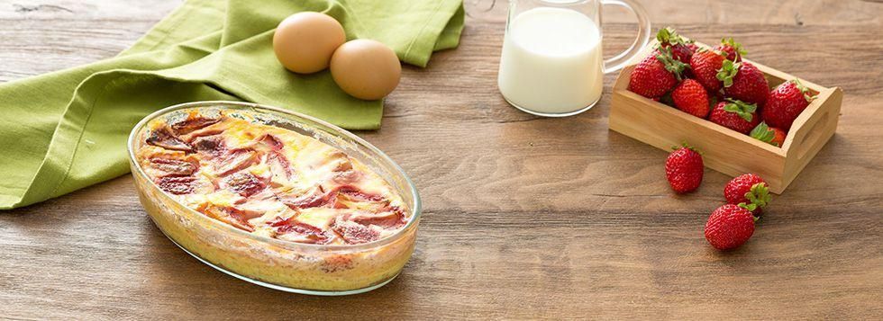 Clafoutis di fragole