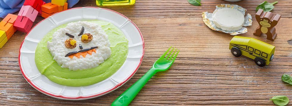 Crema di verdure con formaggino