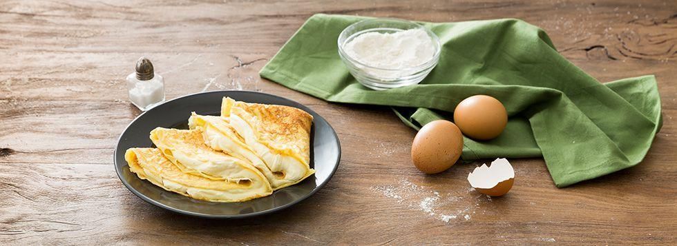 Crêpes con farina di riso