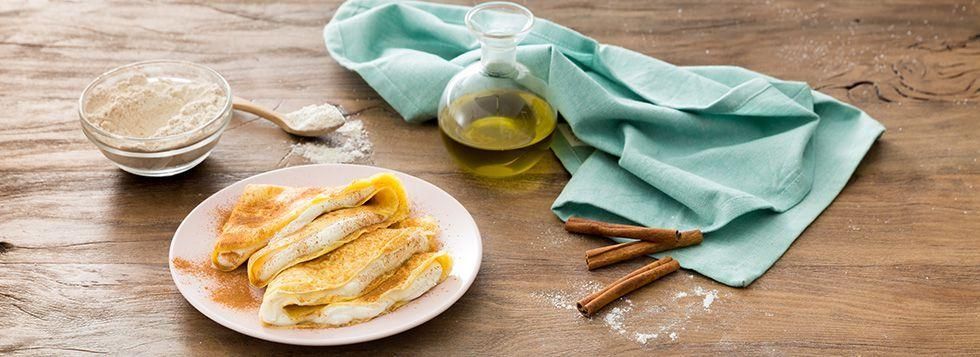 Crêpes con latte di soia