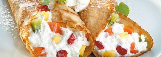 Crepes con frutta