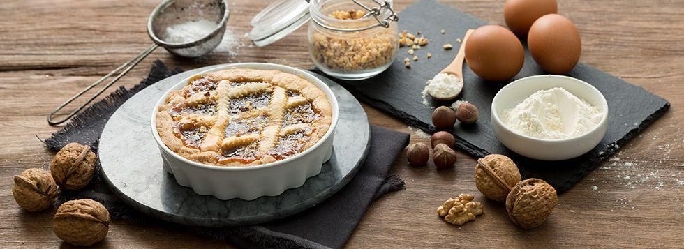 Crostata con marmellata di fichi