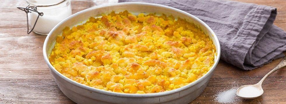 Crumble di albicocche