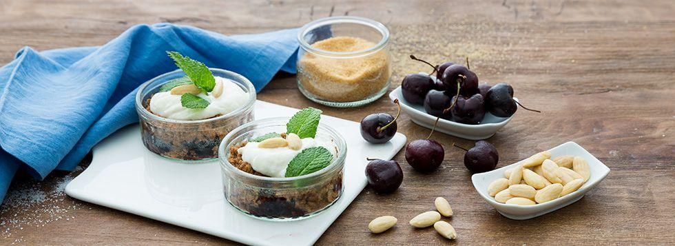 Crumble di ciliegie