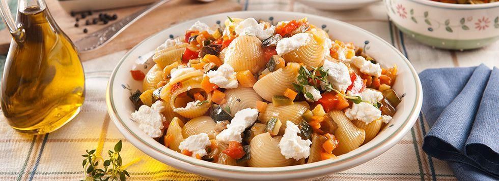Conchiglie al ragù vegetariano