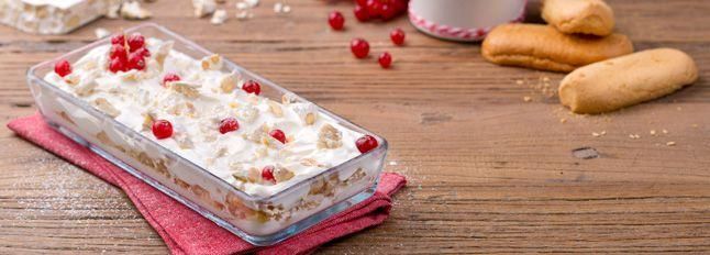 Semifreddo al torrone e Crema alla Ricotta