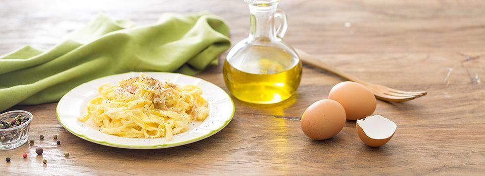 Fettuccine alla papalina