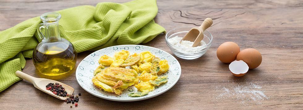 Finocchi fritti e mozzarella