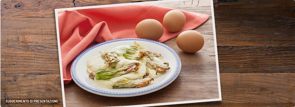 Fiori di zucca in pastella