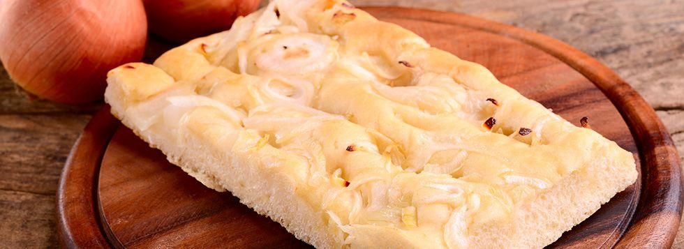 Focaccia con cipolle