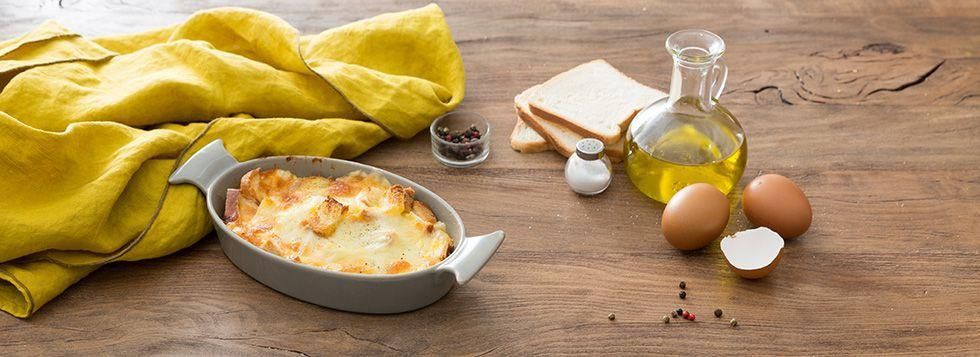 Formaggio fuso al forno