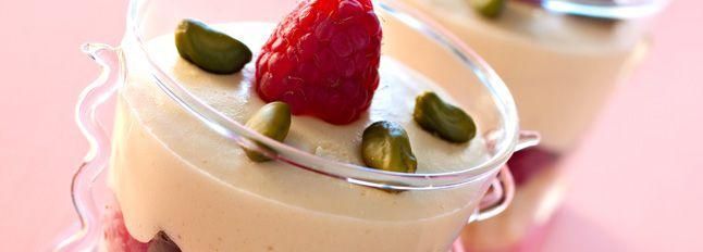 Tiramisu' lamponi e pistacchi