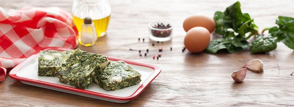Frittata di spinaci