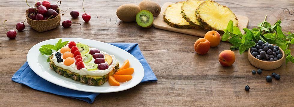 FRUIT PIZZA ananas con frutta mista