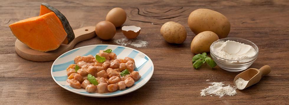 Gnocchi di patate e zucca