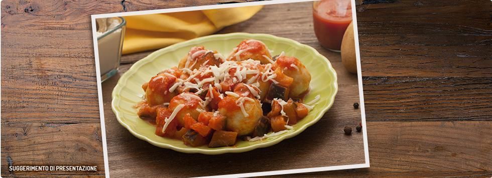 Gnocchi ripieni melanzane