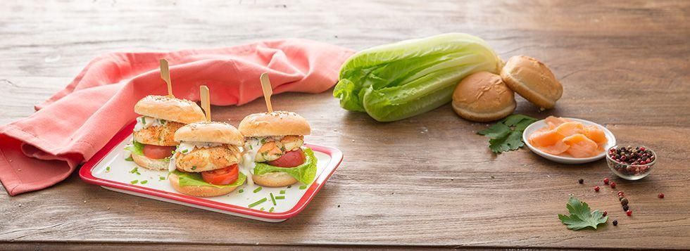 Hamburger di salmone