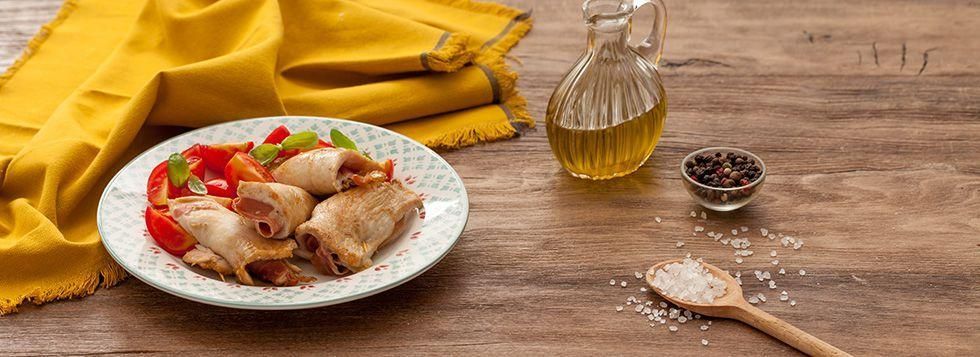 Involtini di petto di pollo