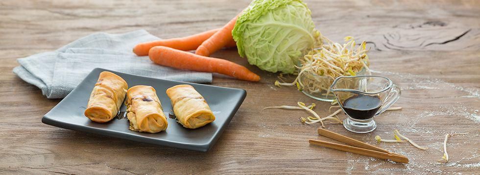 Involtini primavera vegetariani