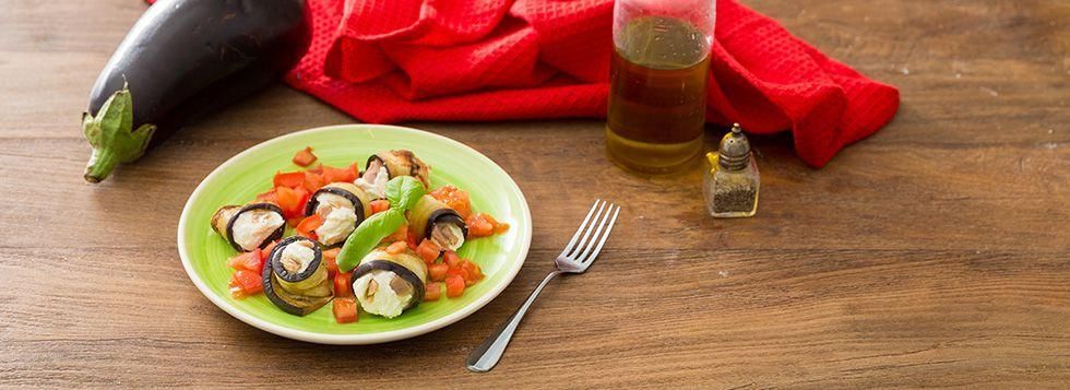 Involtini di melanzane e tonno